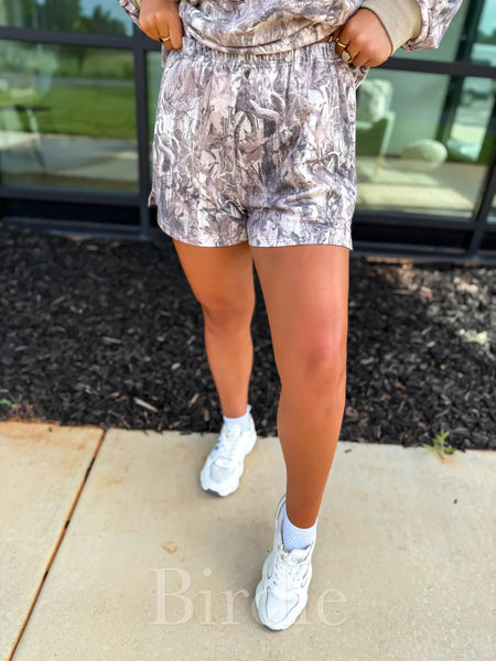 Camo Long Sleeve and Short Set