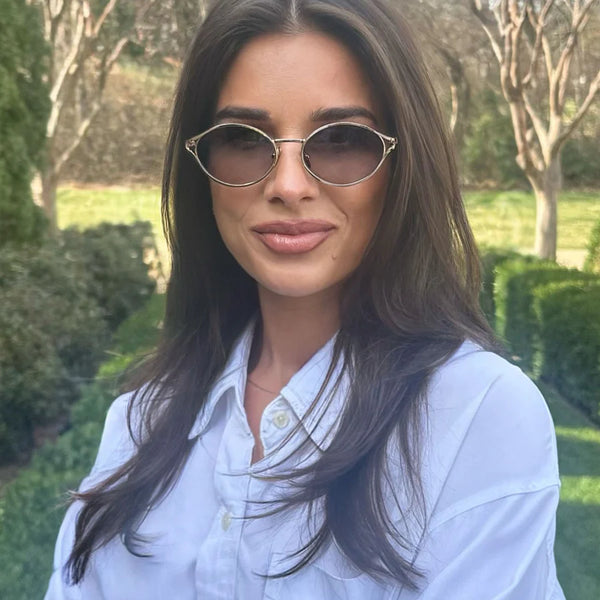 DIFF Jessie James Decker Limoncello Sunglasses - MILKY BLUE