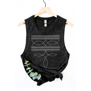 COWBOY STITCHED TANK