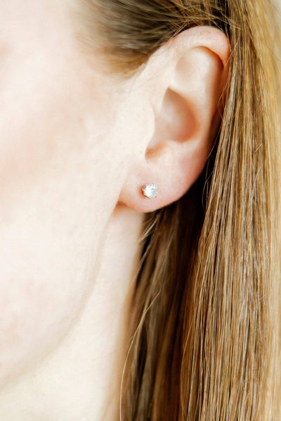 Screwback Stud Earrings - Helen Silver
