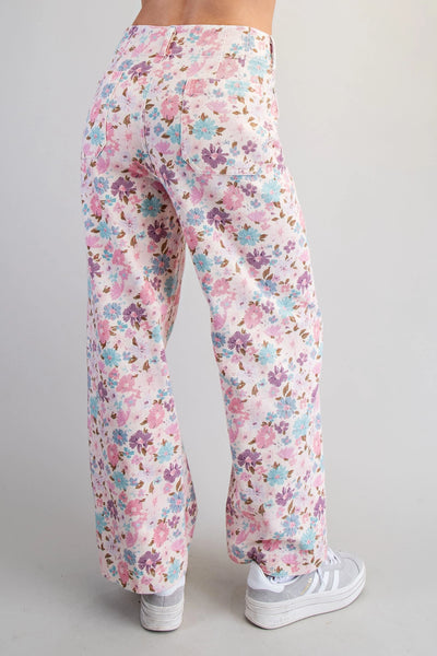 Rose Floral Pants