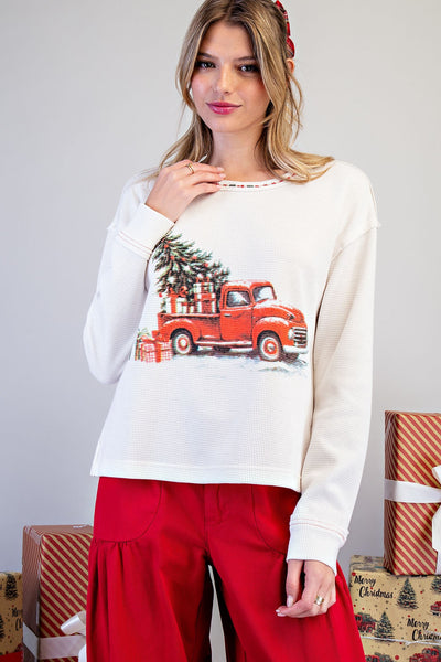 Christmas Truck Sweater