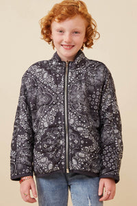 KIDS Bandana Quilted Jacket