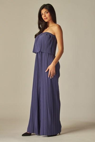 HLB Pleated Jumpsuit - Dusk
