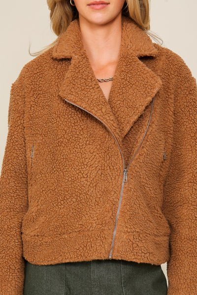 Camel Teddy Jacket