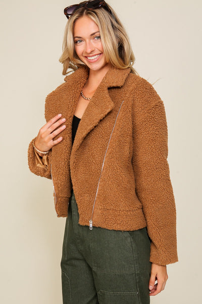 Camel Teddy Jacket
