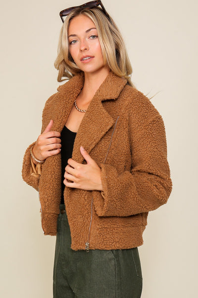 Camel Teddy Jacket