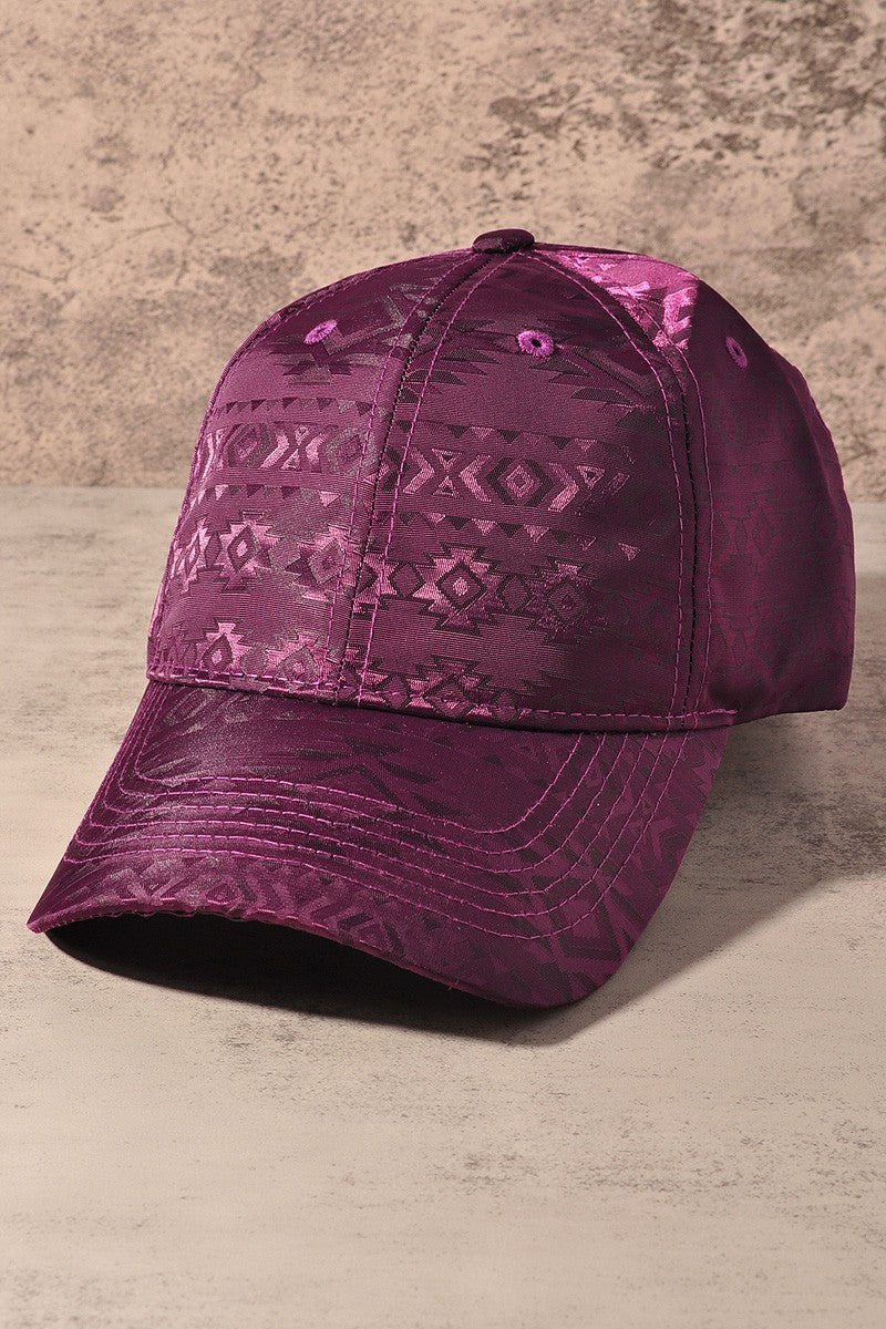 Aztec Plum Baseball Cap