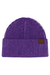 CC Purple Contrast Beanie