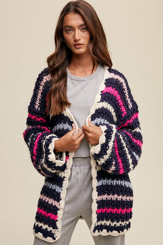 Luxe Striped Cardigan