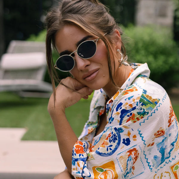 DIFF Jessie James Decker Limoncello Sunglasses - GOLD & GREY