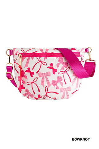 Pink Bow Bum Bag