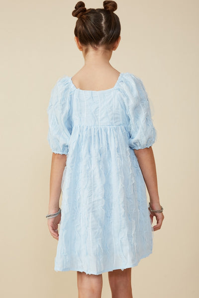 GIRLS Sky Blue Ruffle Dress