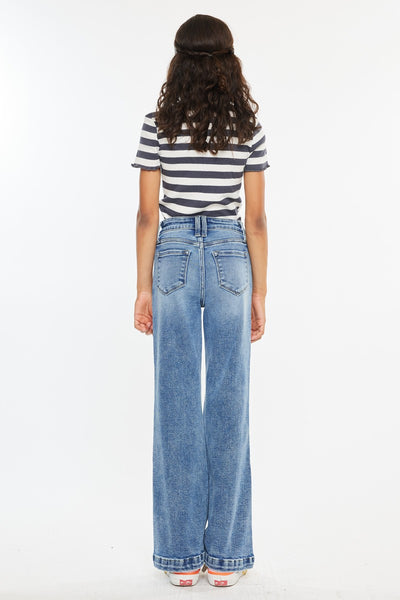 Girls Wide Leg Jeans