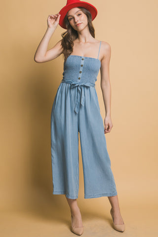 Summer Dayz Jumpsuit - Chambray
