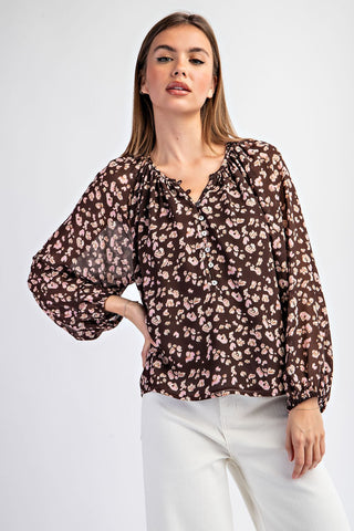 Leopard Blouse