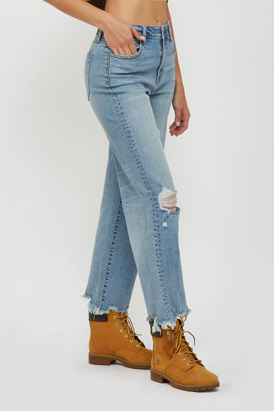 Ella Wide Straight Jeans