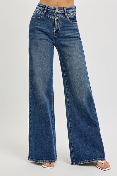 High Rise Front Yoke Jean