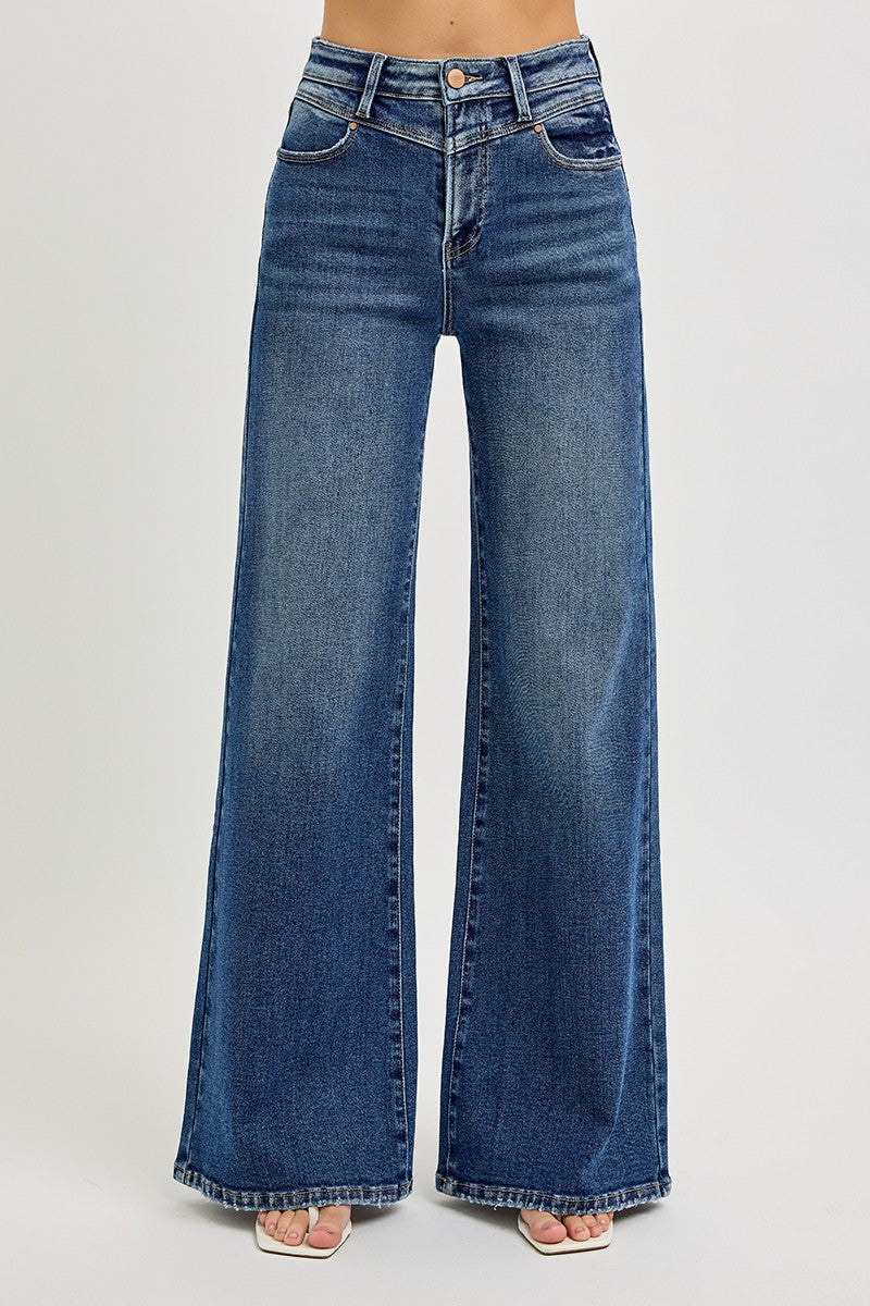 High Rise Front Yoke Jean