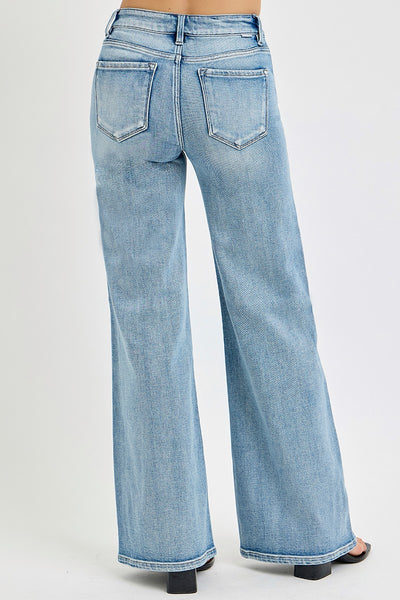 Mid Rise Front Seam Jean