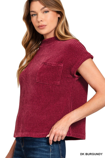 HLB Sweater Vest - Burgundy