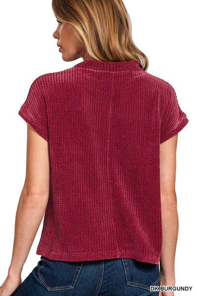 HLB Sweater Vest - Burgundy