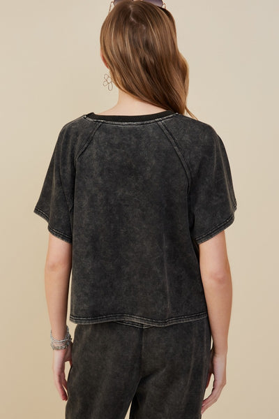 Game Day Knit Top - BLACK