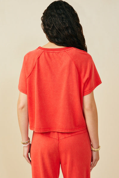 Game Day Knit Top - RED