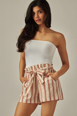 Sunset Paper Bag Shorts