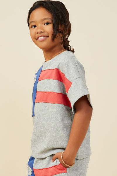 GIRLS 4th of July Tee