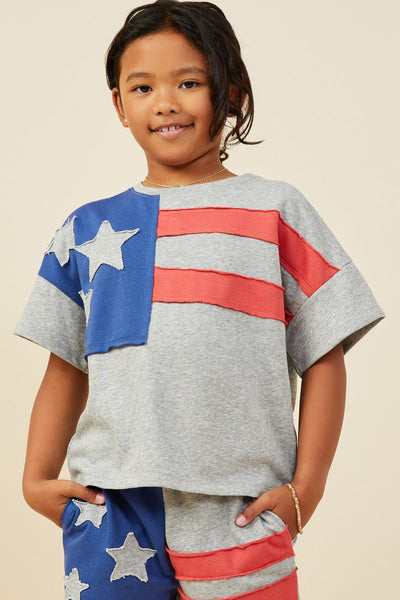 GIRLS 4th of July Tee