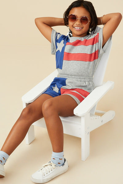 GIRLS 4th of July Tee