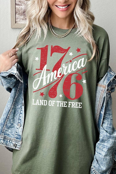 America 1776 Graphic Heavy Cotton Tee