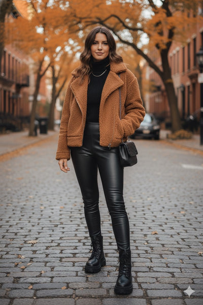Camel Teddy Jacket