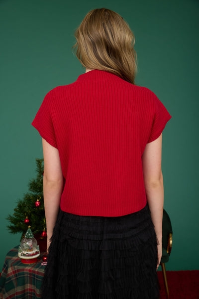HLB Sweater Vest - Red