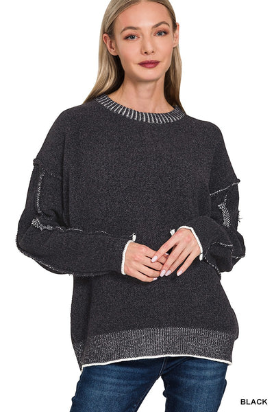 Cal Fall Sweater - BLACK