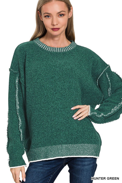 Cal Fall Sweater - HUNTER GREEN