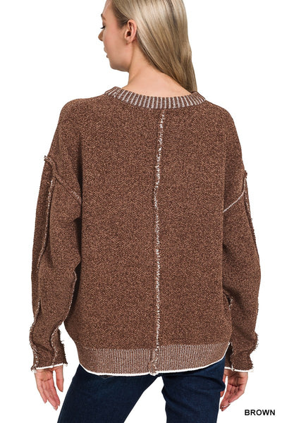 Cal Fall Sweater - BROWN