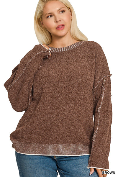 Cal Fall Sweater - BROWN