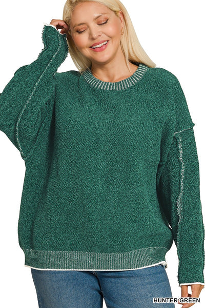 Cal Fall Sweater - HUNTER GREEN