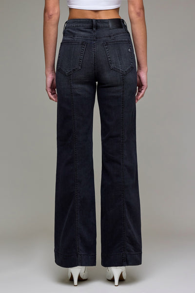 Happi Charcoal Utility Flare Jean