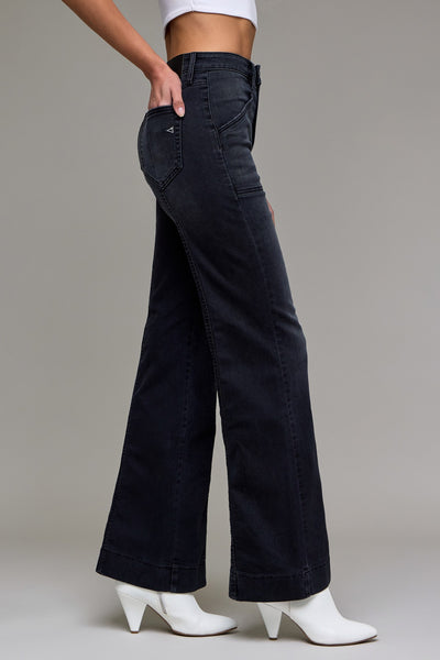 Happi Charcoal Utility Flare Jean