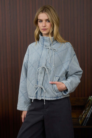 Denim Quilt Jacket