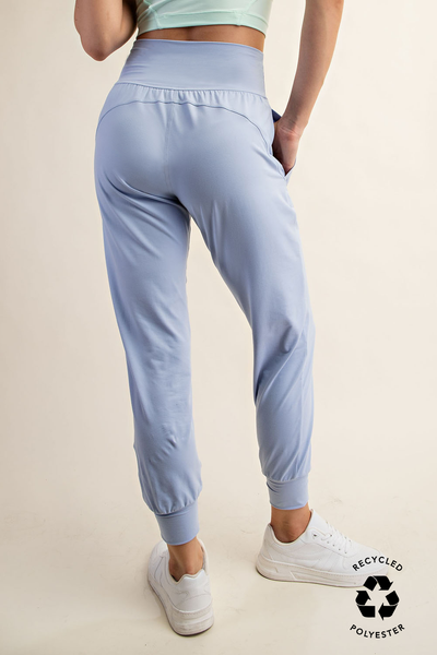 BUTTER JOGGERS - Aqua Blue