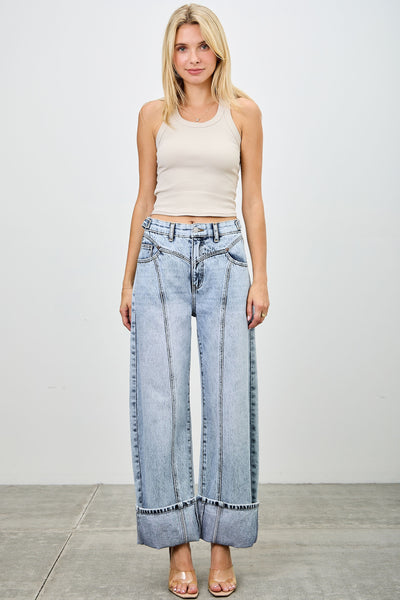 Western Barrel Jean by Saige