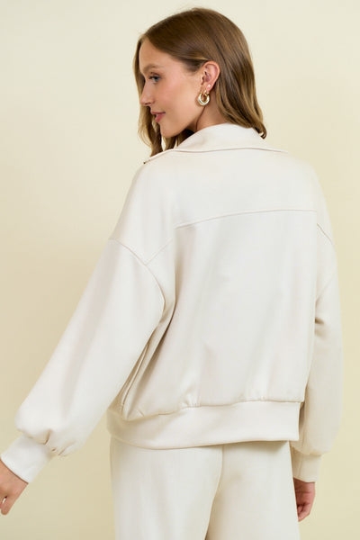 Ecru Modal Jacket