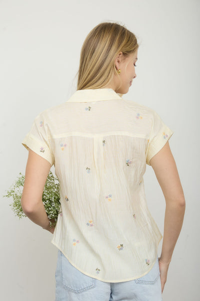 Ashley Embroidered Button Up