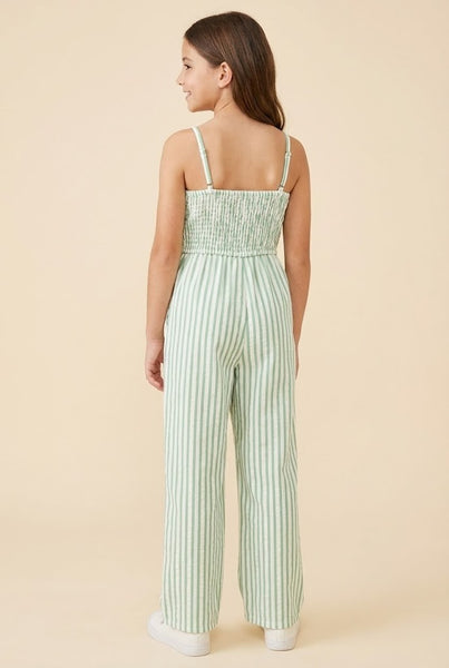 GIRLS Striped Jumpsuit