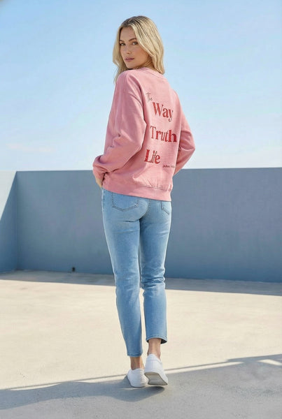 Trust Jesus Graphic Sweatshirt