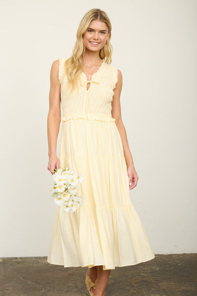 Butter Smocked Dress